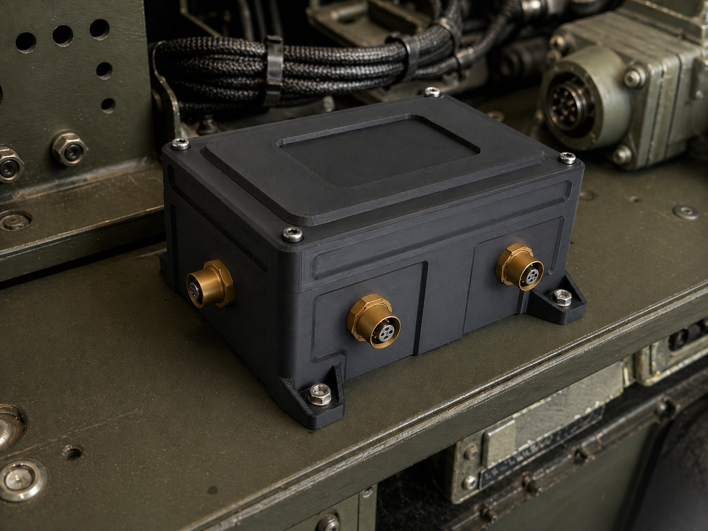 Custom electronics enclosure in vehicle application